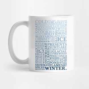 Winter words Mug